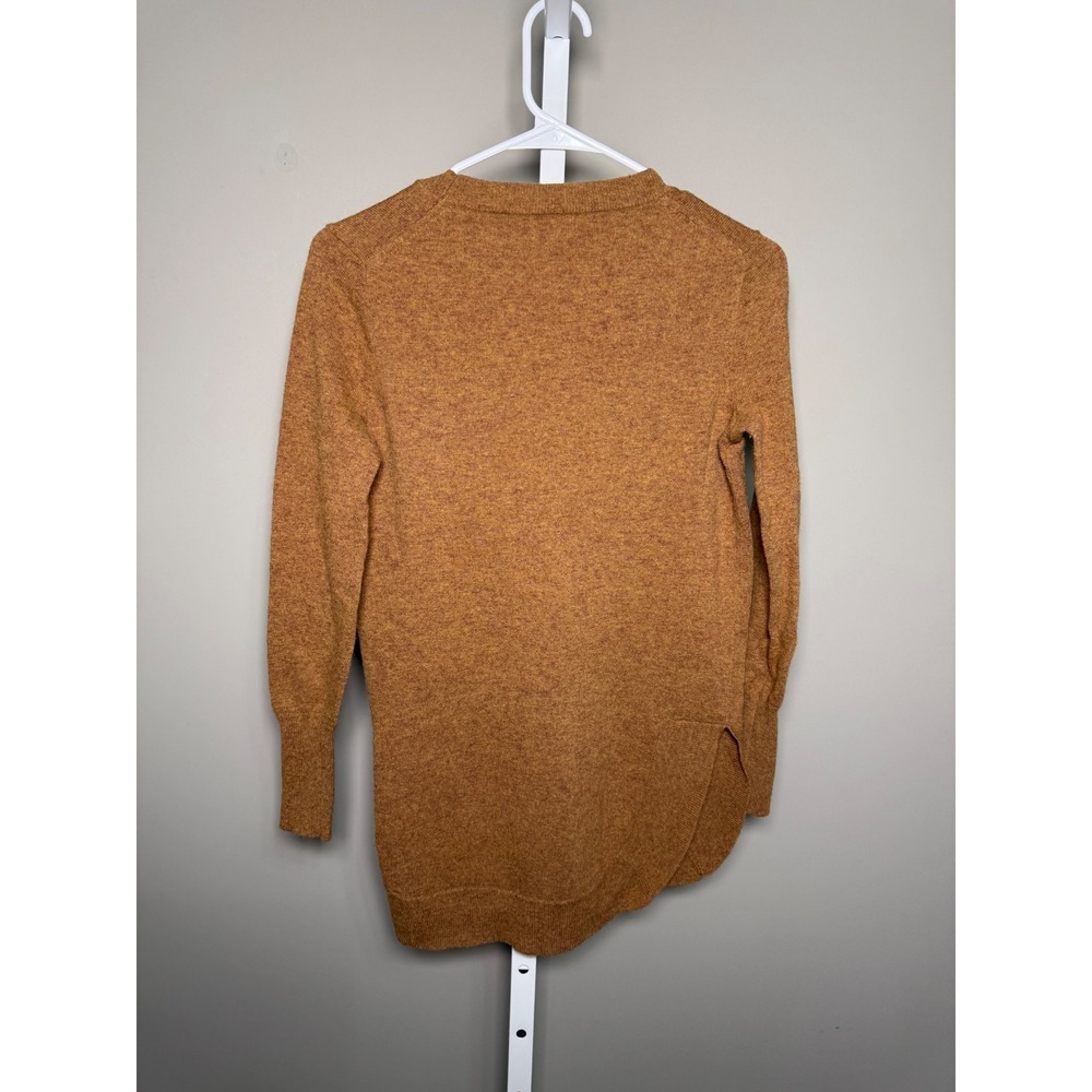 J.Crew XXS Camel Wool Blend Longline Crewneck Sweater - Picture 7 of 7